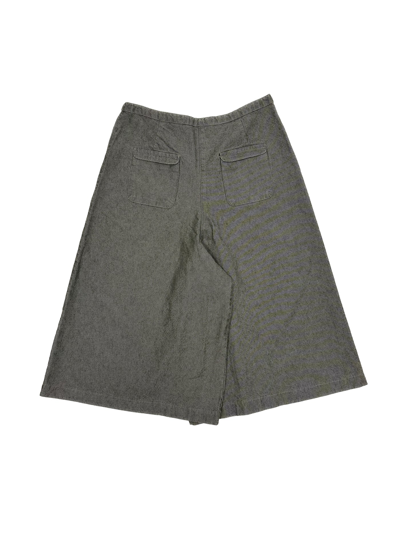 Grey Wide Leg Short