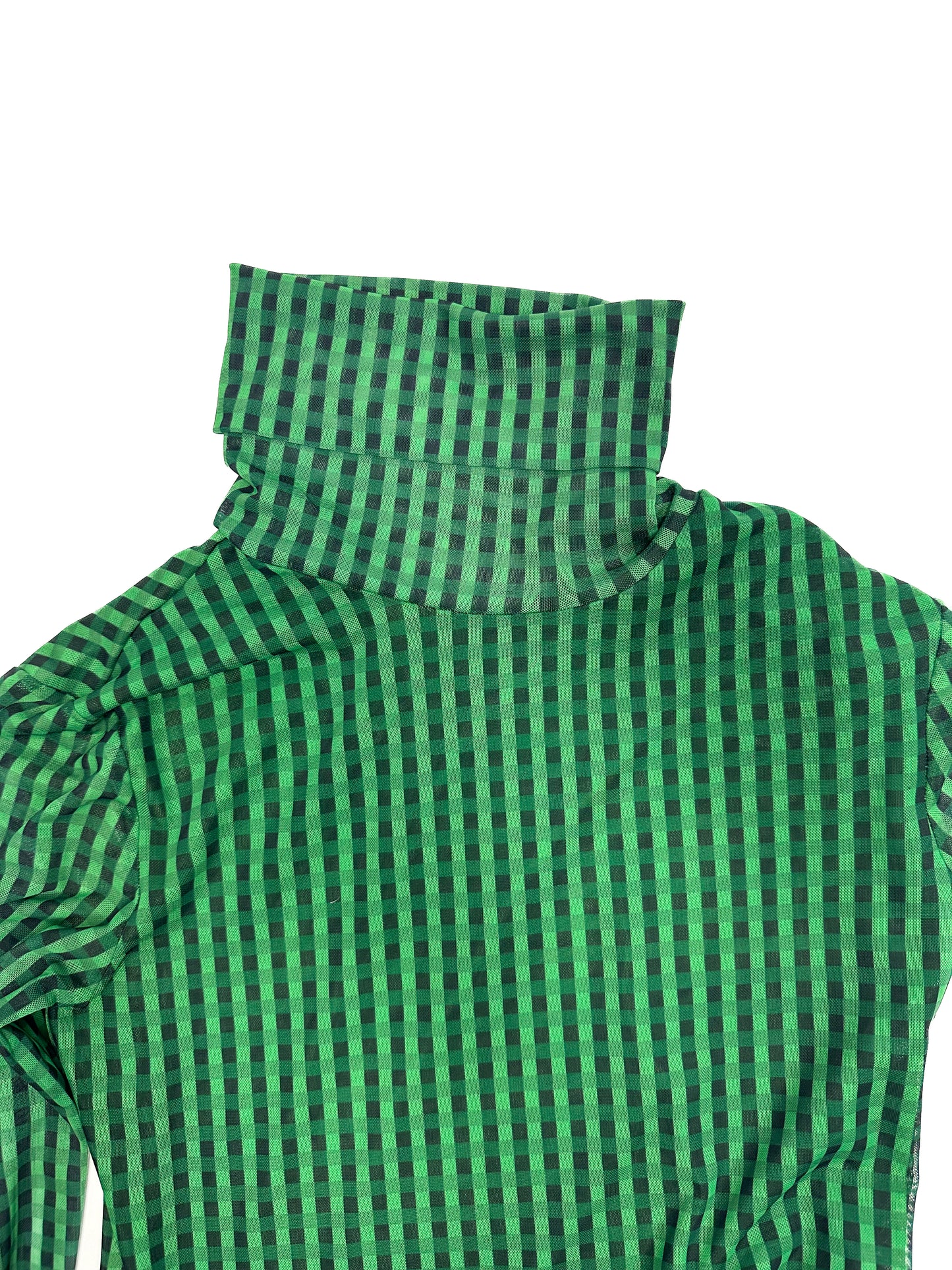 Green Vertical Strip Shirt