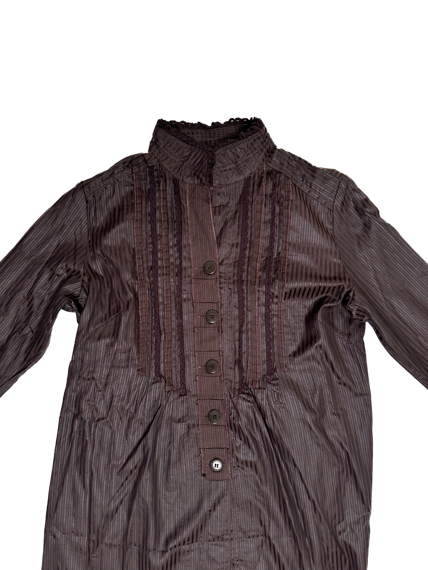 Dark Purple Victoria Style Vintage Shirt